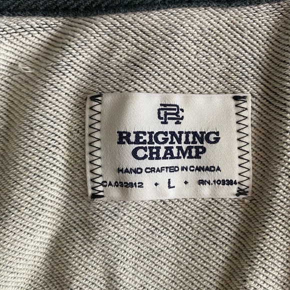 Reigning Champ Men’s Large zip-up hoodie - Picture 4 of 4